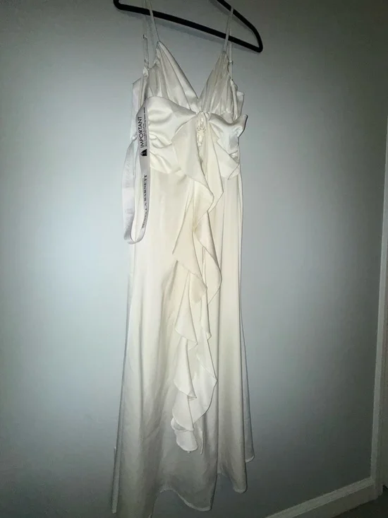 Bella Barnett Yvonne Sleeveless V-Neck Flowers Flounce Maxi Dress - Picture 3 of 4